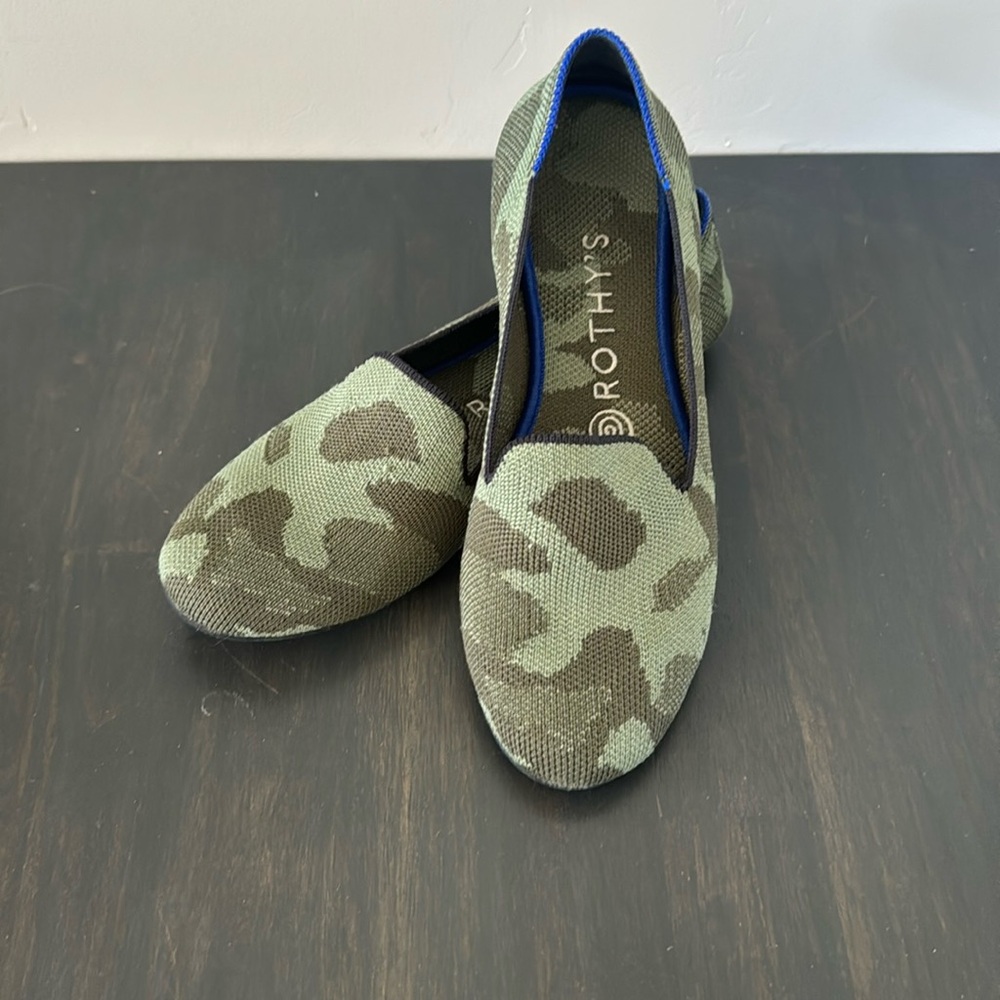 Rothy’s The Loafer - Olive Camo 7
